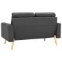 Dark Gray Fabric 2-Piece Sofa Set by vidaXL, Sofas - Ref: Foro24-3056615, Price: 408,62 €, Discount: %