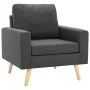 Dark Gray Fabric 2-Piece Sofa Set by vidaXL, Sofas - Ref: Foro24-3056615, Price: 408,62 €, Discount: %