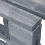 Grau imprägnierte Palette Kiefernholz Palette Garten Ottomane von vidaXL, Modulare Sofas für den Außenbereich - Ref: Foro24-3...