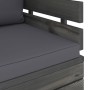 Gartensessel mit Kissen aus Zirbenholz von vidaXL, Modulare Sofas für den Außenbereich - Ref: Foro24-3061719, Preis: 102,29 €...
