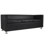 2- und 3-Sitzer-Sofagarnitur aus schwarzem Kunstleder von vidaXL, Sofas - Ref: Foro24-272178, Preis: 550,11 €, Rabatt: %