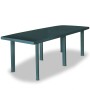 Juego de comedor de jardín 9 piezas plástico verde de vidaXL, Conjuntos de jardín - Ref: Foro24-275081, Precio: 1,00 €
