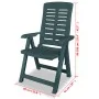 9-piece green plastic garden dining set by vidaXL, Garden sets - Ref: Foro24-275081, Price: 1,00 €, Discount: %