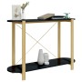Black plywood console table 110x38x75 cm by vidaXL, Side tables - Ref: Foro24-345691, Price: 72,93 €, Discount: %