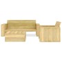 3-teiliges Gartenmöbel-Set imprägniertes Kiefernholz von vidaXL, Gartensets - Ref: Foro24-3053196, Preis: 496,89 €, Rabatt: %