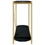 Black plywood console table 110x38x75 cm by vidaXL, Side tables - Ref: Foro24-345691, Price: 72,93 €, Discount: %
