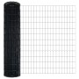 Reja con postes Gris 1.2 x 25 m Acero