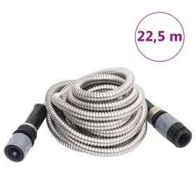 Gartenschlauchsprüher Edelstahl silber 14mm 22,5 m von vidaXL, Gartenschläuche - Ref: Foro24-154512, Preis: 36,84 €, Rabatt: %