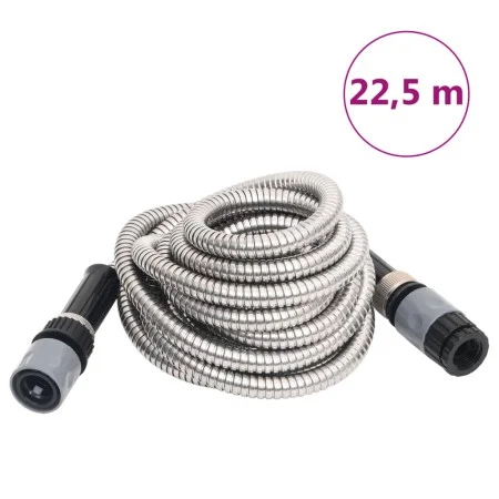 Gartenschlauchsprüher Edelstahl silber 14mm 22,5 m von vidaXL, Gartenschläuche - Ref: Foro24-154512, Preis: 36,83 €, Rabatt: %