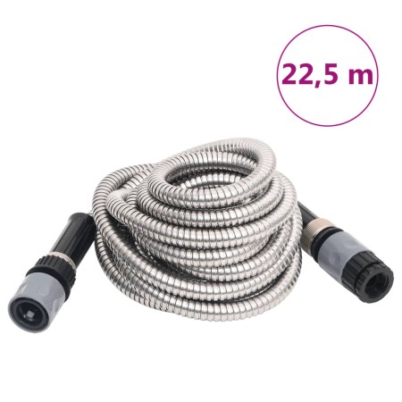 Gartenschlauchsprüher Edelstahl silber 14mm 22,5 m von vidaXL, Gartenschläuche - Ref: Foro24-154512, Preis: 35,09 €, Rabatt: %