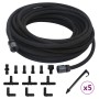 Manguera porosa para jardín caucho negro 16 mm 10 m de vidaXL, Mangueras de jardín - Ref: Foro24-154502, Precio: 28,71 €, Des...