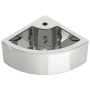 Washbasin with overflow 45x32x12.5 cm silver ceramic by vidaXL, Sinks - Ref: Foro24-143481, Price: 84,91 €, Discount: %