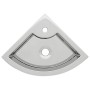 Waschbecken mit Überlauf 45x32x12,5 cm Silberkeramik von vidaXL, Sinkt - Ref: Foro24-143481, Preis: 89,53 €, Rabatt: %