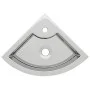 Washbasin with overflow 45x32x12.5 cm silver ceramic by vidaXL, Sinks - Ref: Foro24-143481, Price: 84,91 €, Discount: %