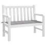 Gartenbankauflage Oxford-Stoff grau 120x50x3 cm von vidaXL, Kissen für Stühle und Sofas - Ref: Foro24-43194, Preis: 22,71 €, ...