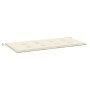 Gartenbankkissen aus cremefarbenem Oxford-Stoff 100x50x3 cm von vidaXL, Kissen für Stühle und Sofas - Ref: Foro24-43197, Prei...