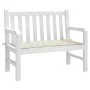 Garden bench cushion cream Oxford fabric 100x50x3 cm by vidaXL, Cushions for chairs and sofas - Ref: Foro24-43197, Price: 19,...