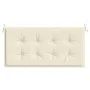 Garden bench cushion cream Oxford fabric 100x50x3 cm by vidaXL, Cushions for chairs and sofas - Ref: Foro24-43197, Price: 19,...