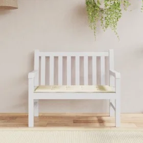 Cojín de banco de jardín tela Oxford crema 120x50x3 cm de vidaXL, Cojines para sillas y sofás - Ref: Foro24-43198, Precio: 22...