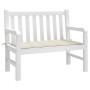 Gartenbankauflage Oxford-Stoff creme 120x50x3 cm von vidaXL, Kissen für Stühle und Sofas - Ref: Foro24-43198, Preis: 21,74 €,...
