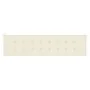 Cojín de banco de jardín tela Oxford blanco crema 150x50x3 cm by vidaXL, Cushions for chairs and sofas - Ref: Foro24-43199, P...