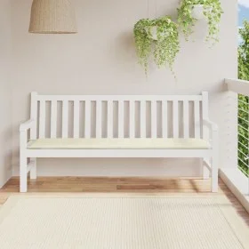 Garden bench cushion in cream Oxford fabric 180x50x3 cm by vidaXL, Cushions for chairs and sofas - Ref: Foro24-43200, Price: ...