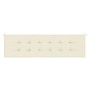 Garden bench cushion in cream Oxford fabric 180x50x3 cm by vidaXL, Cushions for chairs and sofas - Ref: Foro24-43200, Price: ...