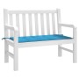 Cojín de banco de jardín tela Oxford azul 100x50x3 cm de vidaXL, Cojines para sillas y sofás - Ref: Foro24-43201, Precio: 17,...