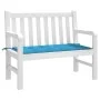 Garden bench cushion Oxford fabric blue 100x50x3 cm by vidaXL, Cushions for chairs and sofas - Ref: Foro24-43201, Price: 14,8...