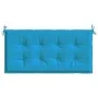 Garden bench cushion Oxford fabric blue 100x50x3 cm by vidaXL, Cushions for chairs and sofas - Ref: Foro24-43201, Price: 14,8...