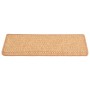 Selbstklebende Sisal-Stufenmatte, 15 Stück, orange, 65 x 21 x 4 cm von vidaXL, Treppenmatten - Ref: Foro24-326889, Preis: 112...