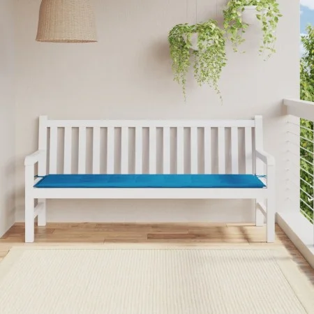Garden bench cushion Oxford fabric blue 180x50x3 cm by vidaXL, Cushions for chairs and sofas - Ref: Foro24-43204, Price: 16,5...