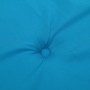 Cojín de banco de jardín tela Oxford azul 180x50x3 cm
