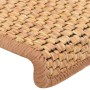 Selbstklebende Sisal-Stufenmatte, 15 Stück, orange, 65 x 21 x 4 cm von vidaXL, Treppenmatten - Ref: Foro24-326889, Preis: 112...