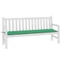Garden bench cushion Oxford fabric green 180x50x3 cm by vidaXL, Cushions for chairs and sofas - Ref: Foro24-43208, Price: 22,...
