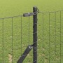 Reja con postes Gris 1.2 x 25 m Acero