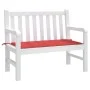 Garden bench cushion in red Oxford fabric 100x50x3 cm by vidaXL, Cushions for chairs and sofas - Ref: Foro24-43209, Price: 15...