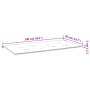Gartenbankkissen aus rotem Oxford-Stoff 100x50x3 cm von vidaXL, Kissen für Stühle und Sofas - Ref: Foro24-43209, Preis: 18,30...
