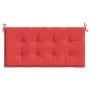 Gartenbankauflage Oxford-Stoff rot 120x50x3 cm von vidaXL, Kissen für Stühle und Sofas - Ref: Foro24-43210, Preis: 15,46 €, R...