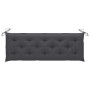 Garden bench with cushion solid acacia wood 157 cm by vidaXL, garden benches - Ref: Foro24-3064281, Price: 179,47 €, Discount: %