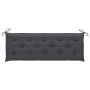 Garden bench with cushion solid acacia wood 157 cm by vidaXL, garden benches - Ref: Foro24-3064281, Price: 179,47 €, Discount: %