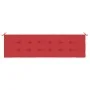 Cojín de banco de jardín tela Oxford rojo 180x50x3 cm by vidaXL, Cushions for chairs and sofas - Ref: Foro24-43212, Price: 21...