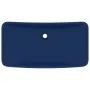Luxury rectangular matte dark blue ceramic washbasin 71x38 cm by vidaXL, Sinks - Ref: Foro24-146957, Price: 71,52 €, Discount: %