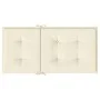 Cojín silla jardín respaldo bajo 4 uds tela Oxford crema de vidaXL, Cojines para sillas y sofás - Ref: Foro24-47553, Precio: ...