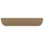 Luxury rectangular matte cream ceramic washbasin 71x38 cm by vidaXL, Sinks - Ref: Foro24-146963, Price: 102,35 €, Discount: %