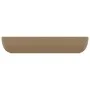 Luxury rectangular matte cream ceramic washbasin 71x38 cm by vidaXL, Sinks - Ref: Foro24-146963, Price: 86,12 €, Discount: %
