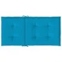 Cojín silla jardín respaldo bajo 2 uds tela Oxford azul de vidaXL, Cojines para sillas y sofás - Ref: Foro24-47554, Precio: 4...