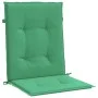 Cojín silla jardín respaldo bajo 4 uds tela Oxford verde de vidaXL, Cojines para sillas y sofás - Ref: Foro24-47557, Precio: ...