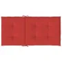 Garden chair cushion low backrest 4 pcs Oxford fabric red by vidaXL, Cushions for chairs and sofas - Ref: Foro24-47559, Price...