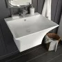 Lavabo de pared de cerámica blanco 500x450x410 mm de vidaXL, Lavabos - Ref: Foro24-143019, Precio: 166,81 €, Descuento: %